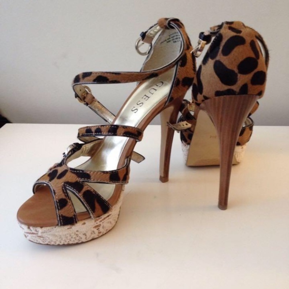 Guess Platform Heels size 5